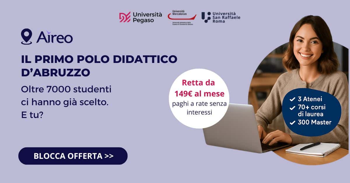 Aireo Formazione: il Primo Polo Didattico d’Abruzzo Multiversity