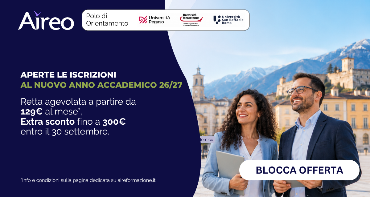 Pre-iscrizioni Anno Accademico 26/27: gioca d’anticipo e costruisci oggi il tuo futuro universitario
